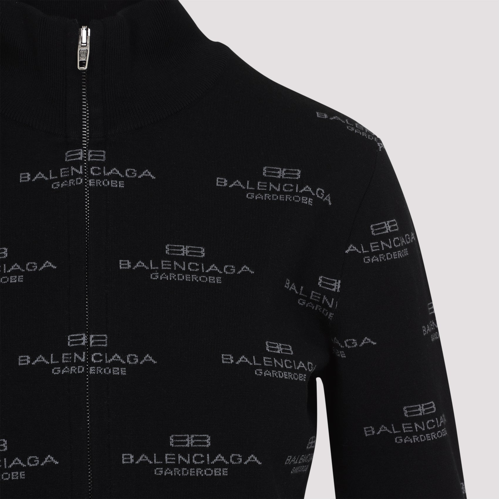 Balenciaga All-Over Zip-Up Cardigan Women - 4