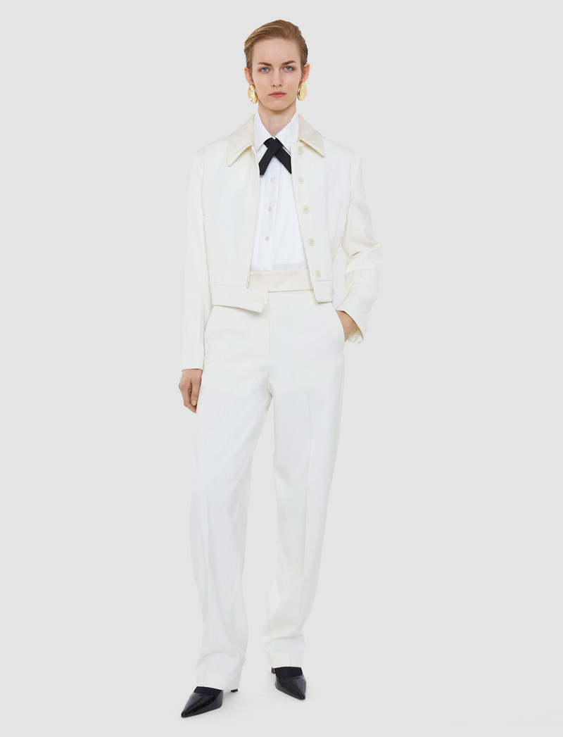 JOSEPH Aix Tailored Crepe Trousers outlook