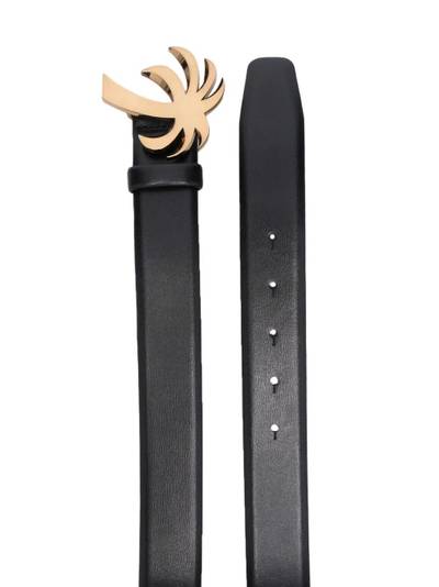 Palm Angels palm tree buckle leather belt outlook