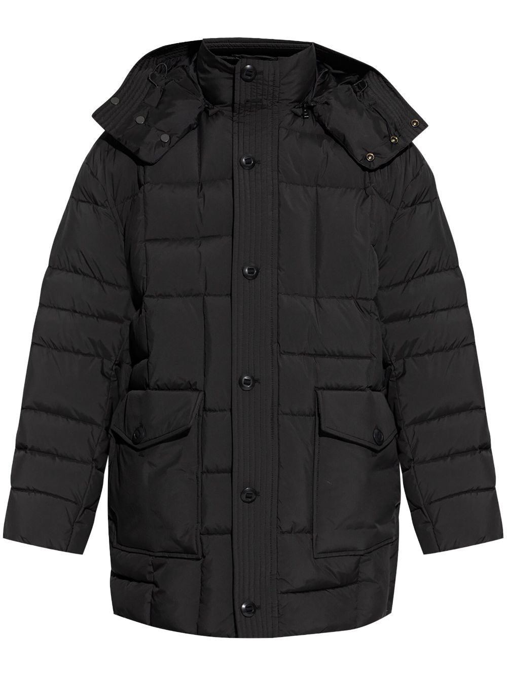 Nylon short down jacket - 1