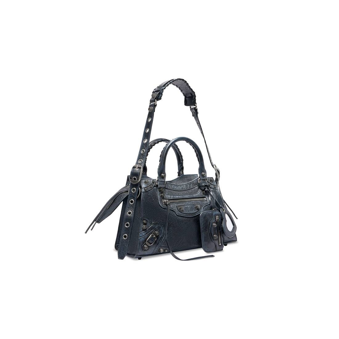 直営店☆BALENCIAGA☆ NEO CAGOLE CITY Dirty Effect バッグ BALENCIAGA Women's Neo Cagole City Small Handbag Dirty