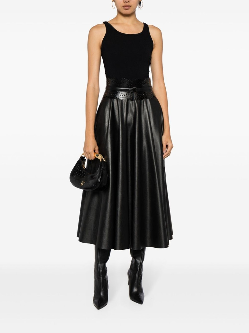 Alaïa scoop-neck sleeveless bodysuit outlook