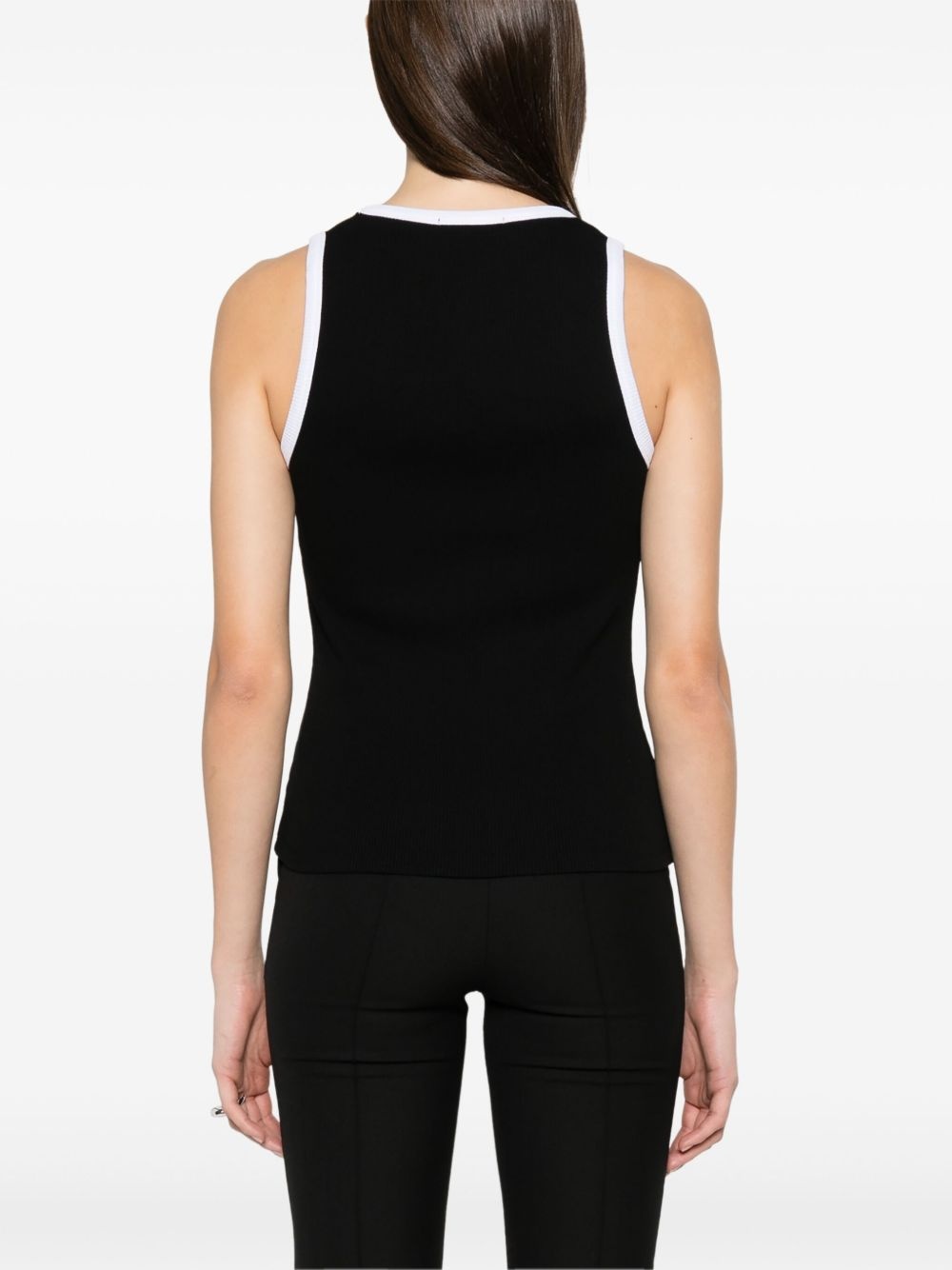 clover-motif tank top - 4