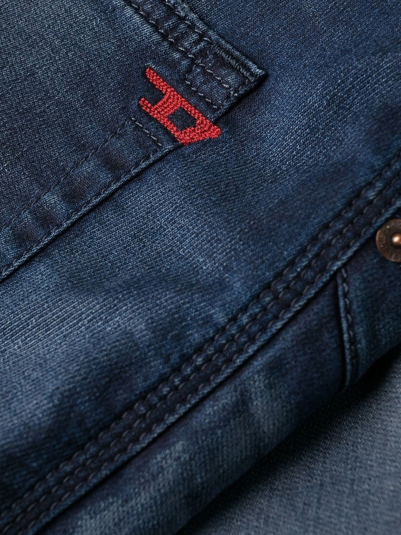 drop-crotch tapered jeans 6