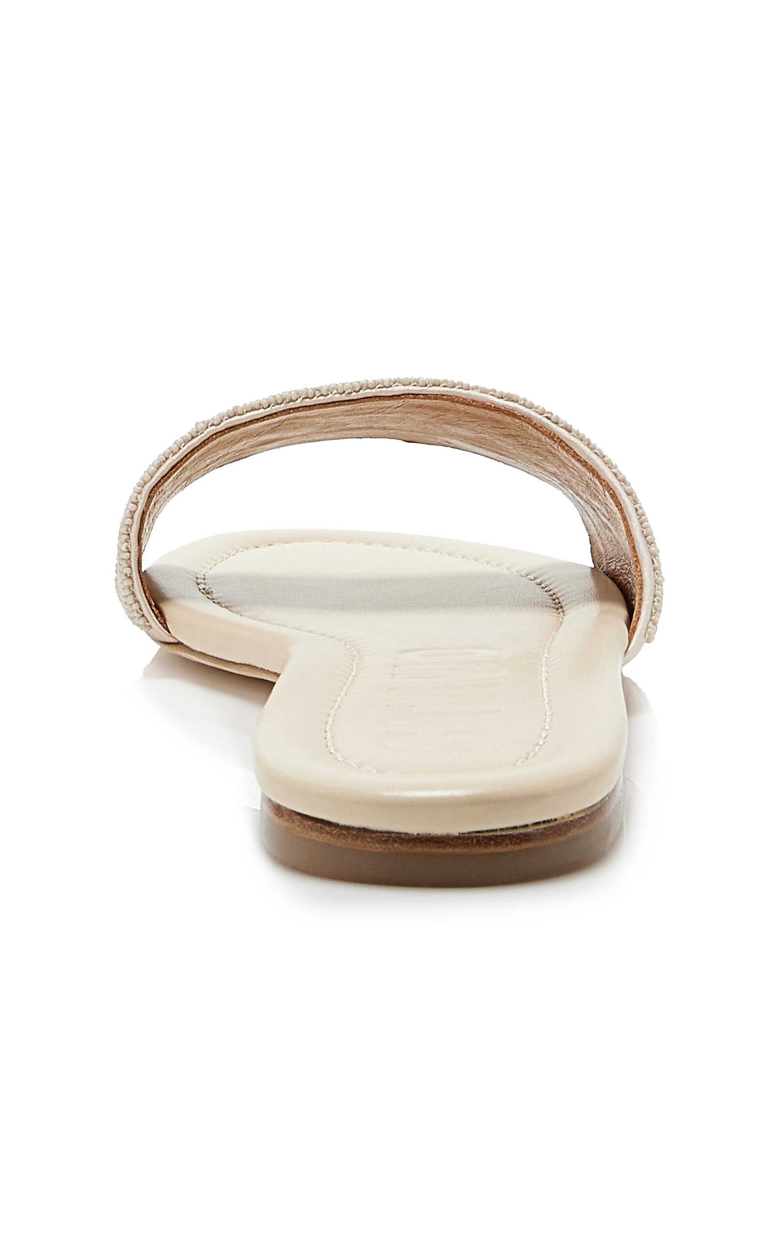 Gracie Beaded Leather Sandals ivory - 5