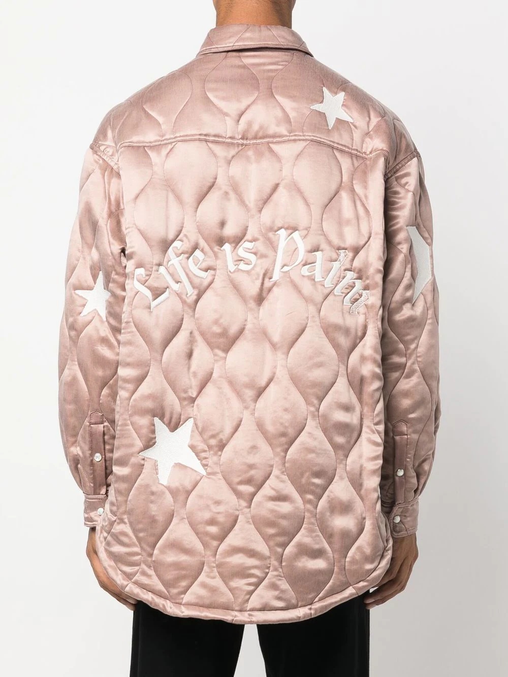 Life Is Palm quilted jacket - 4
