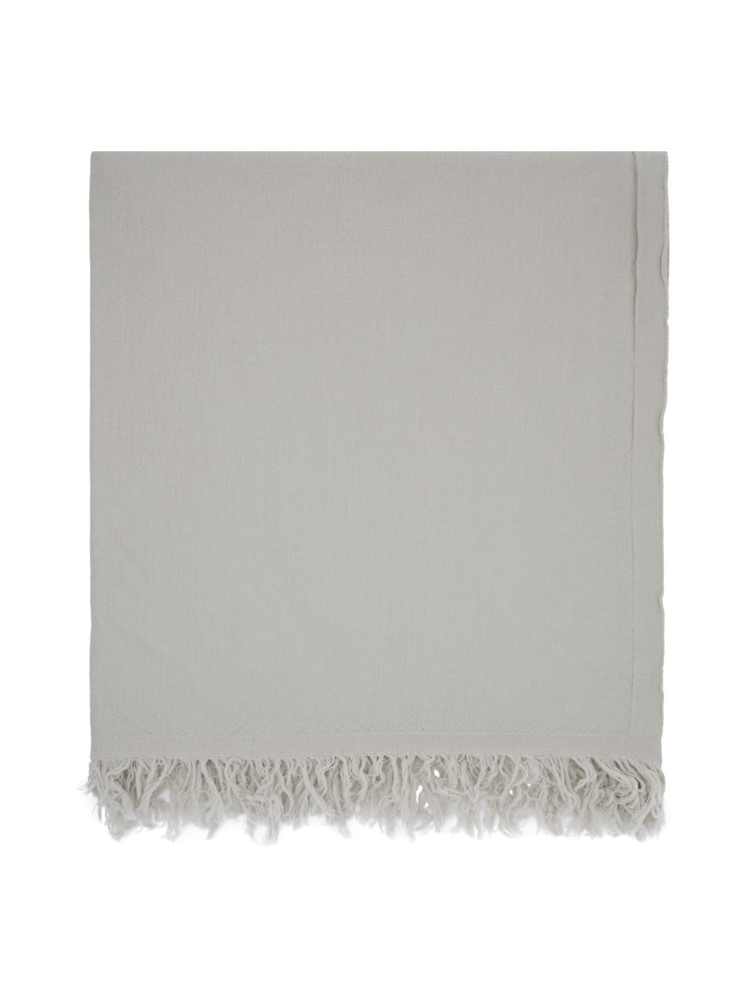 Off-White Knit Blanket Scarf - 1