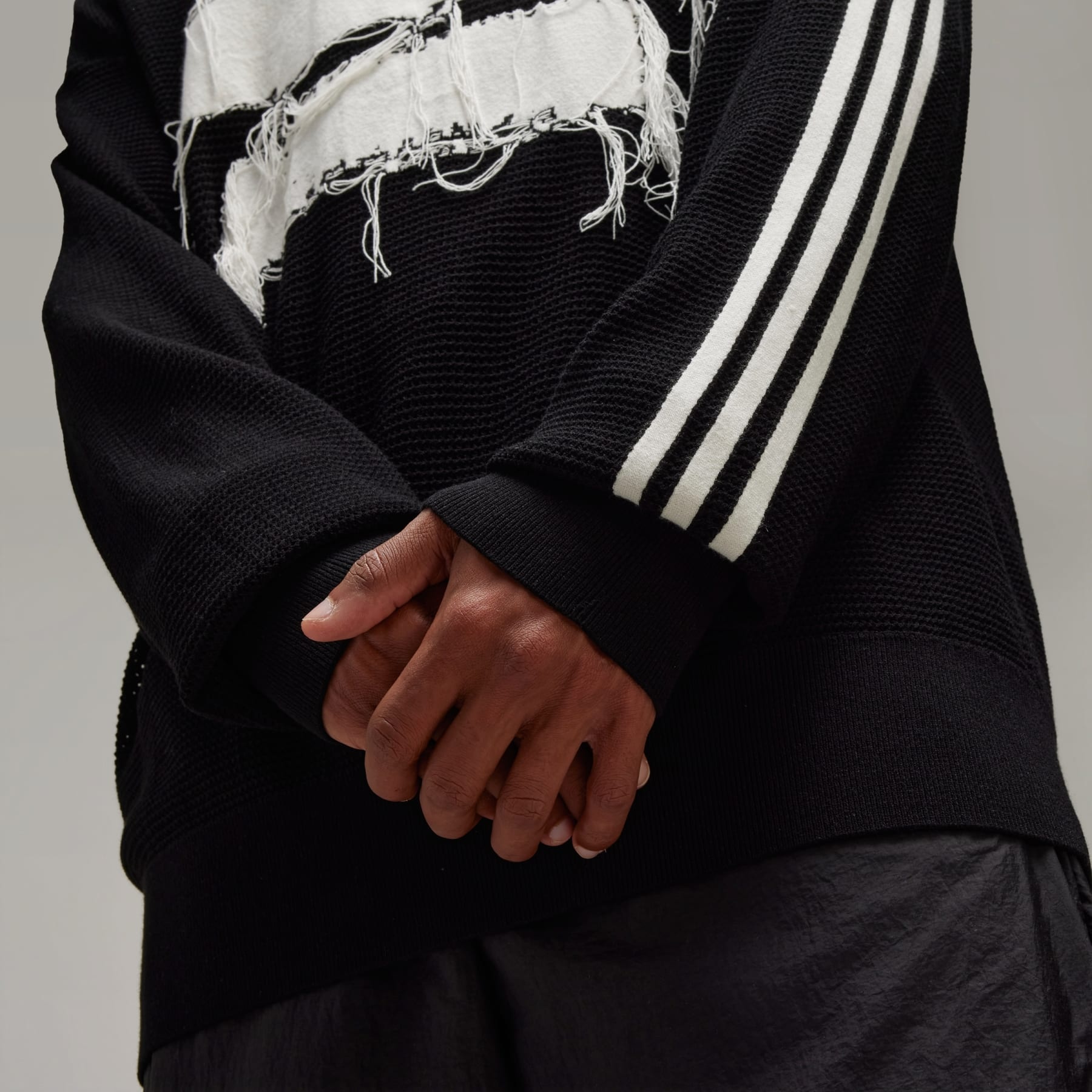 Y-3 Y-3 Graphic Knit Crew Sweater | REVERSIBLE