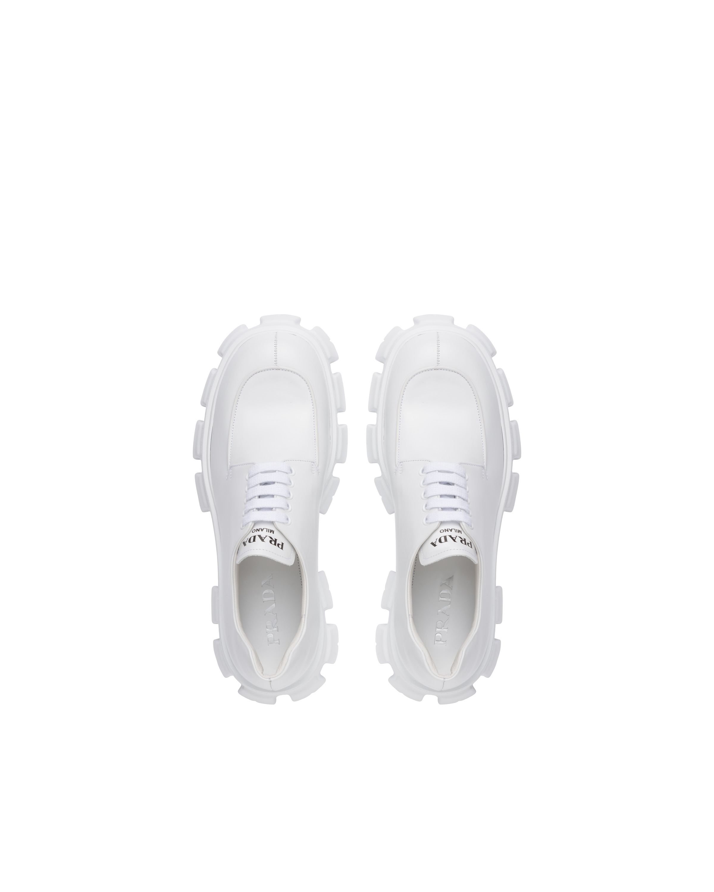 Monolith brushed leather lace-up shoes - 4