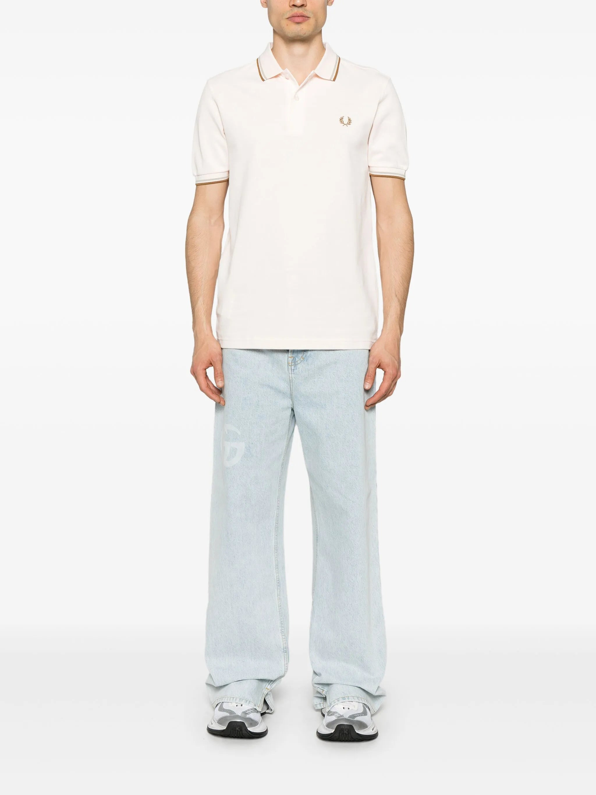 embroidered-motif polo shirt - 2