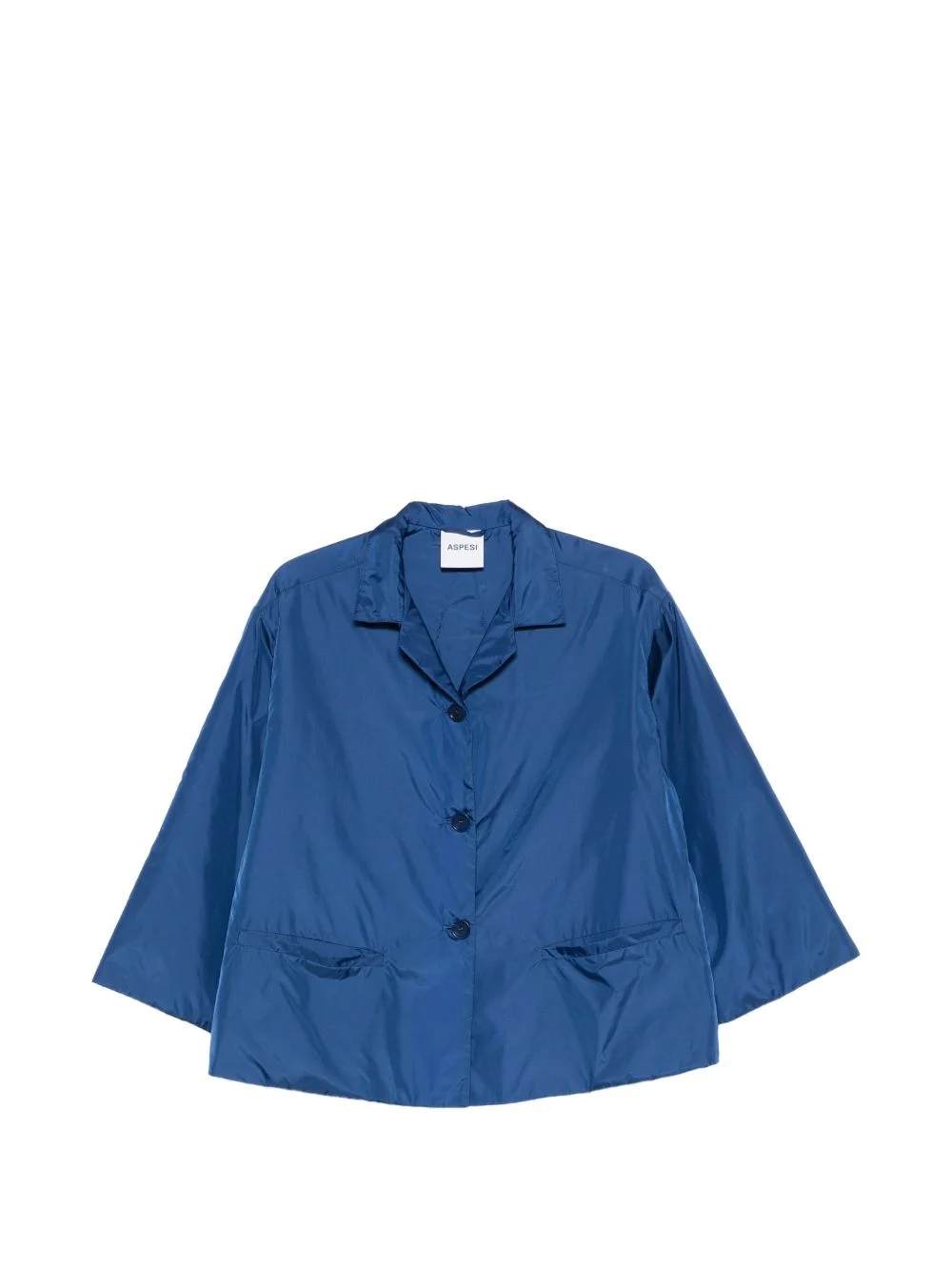 button-fastening front-pocket jacket - 1