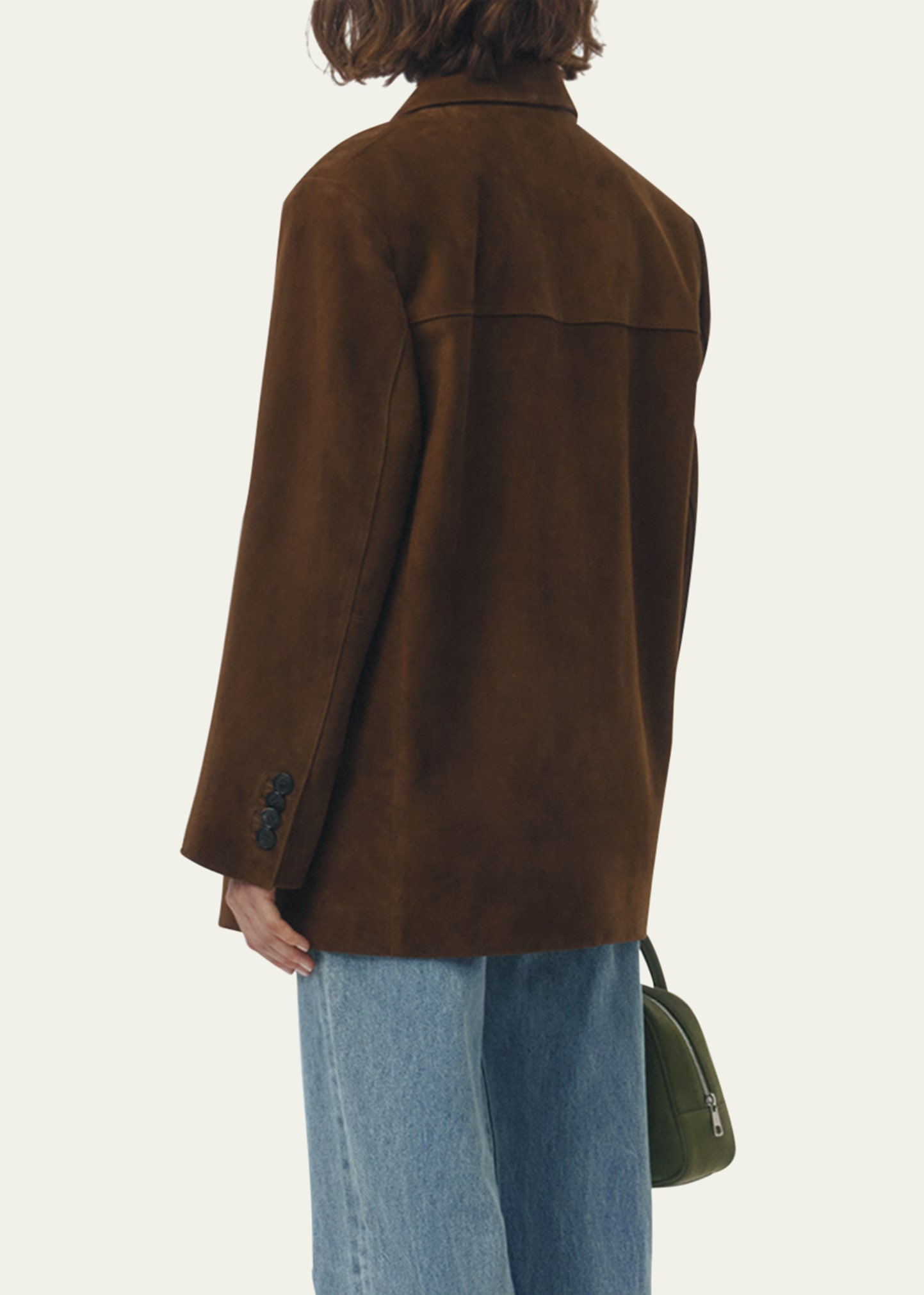 Unisex Tailored Suede Jacket - 3