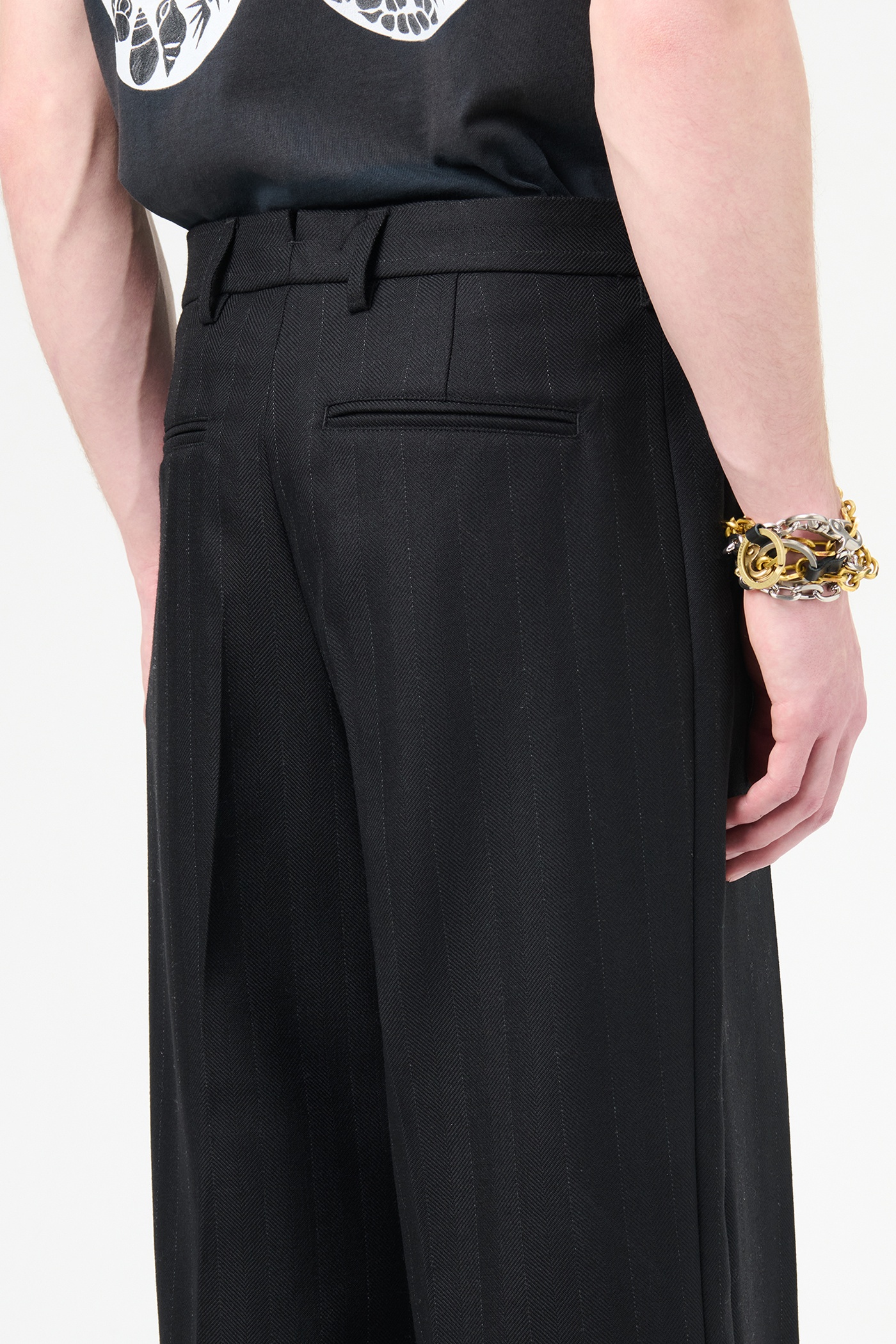 Tuxedo Capri Maitre D Black Wool - 7