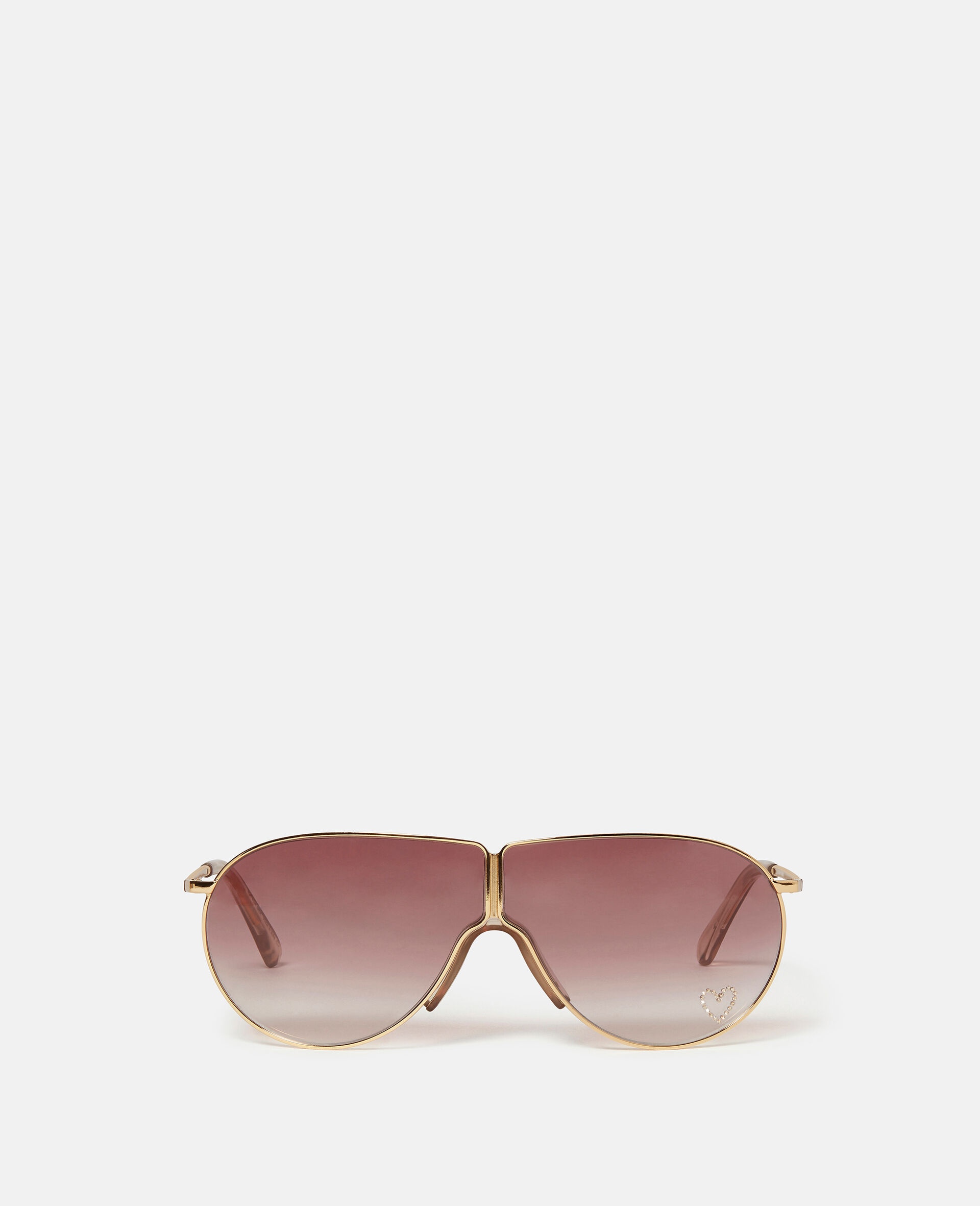 Loveheart Metal Aviator Sunglasses - 1