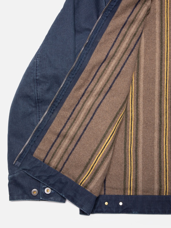 Blake Zip Jacket Canvas Blue - 6