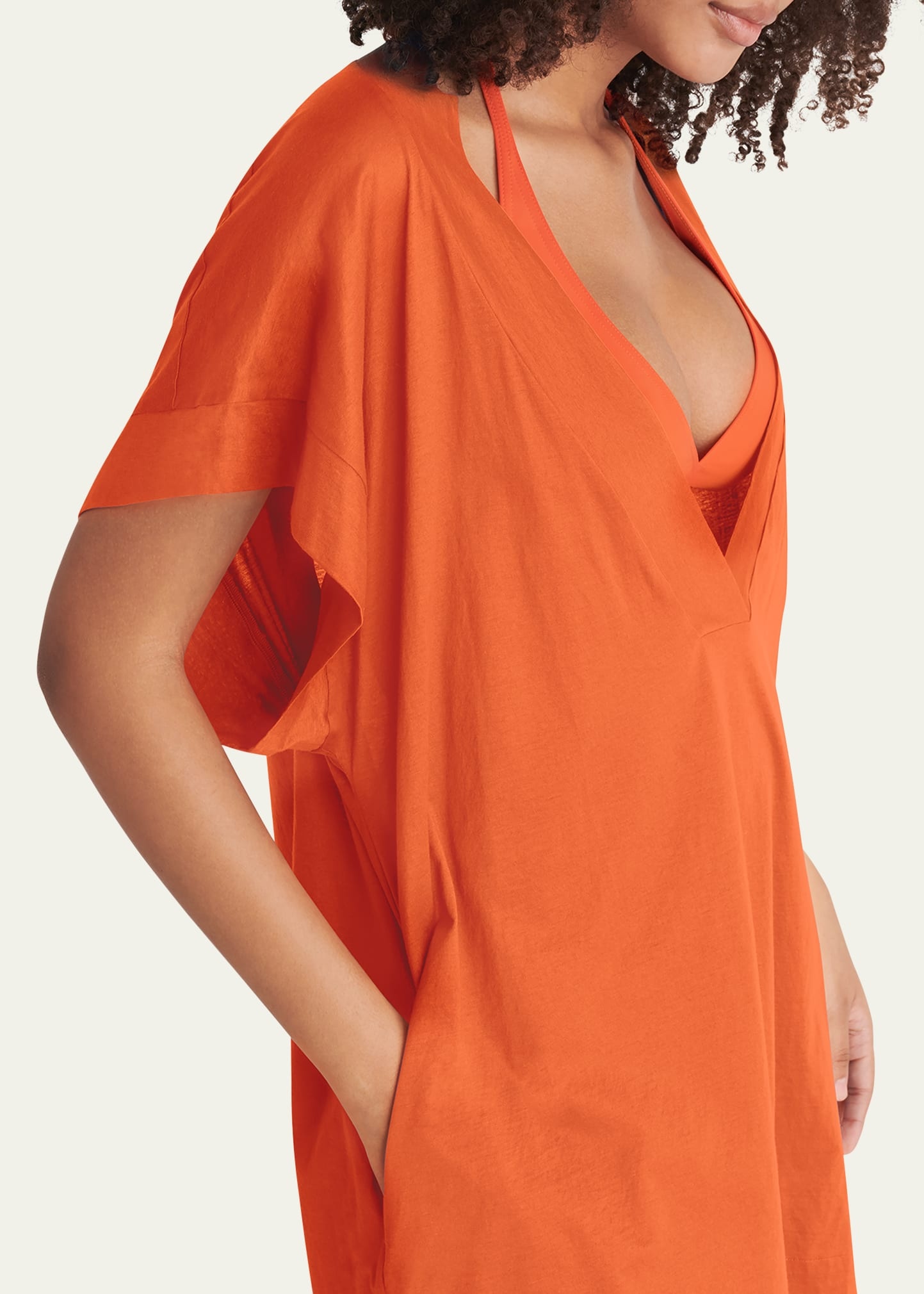 Renee V-Neck T-Shirt Coverup - 4