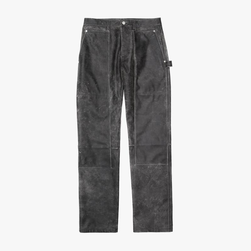 LEATHER CARPENTER PANT 1