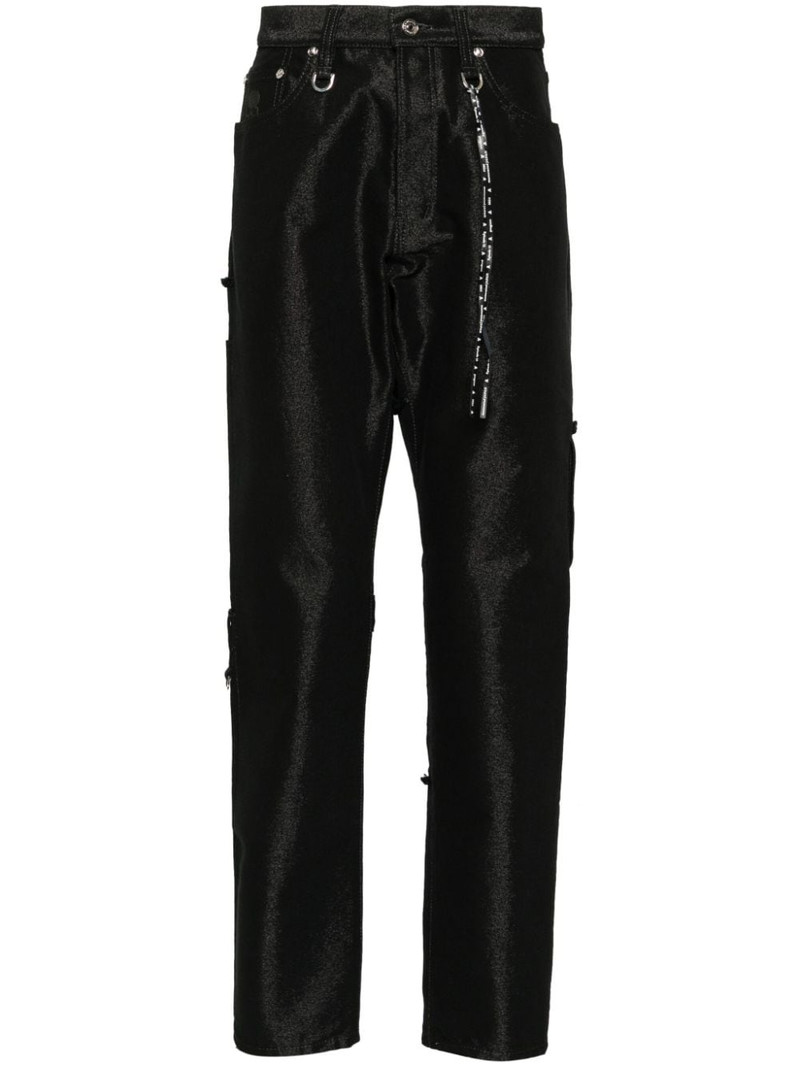 Puzzle straight-leg jeans 1