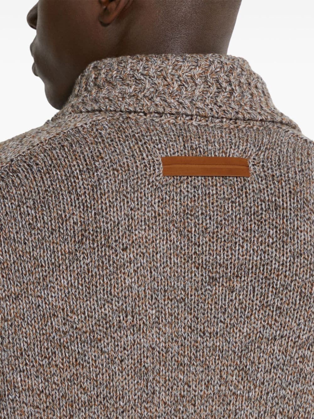 shawl-lapels cardigan - 4