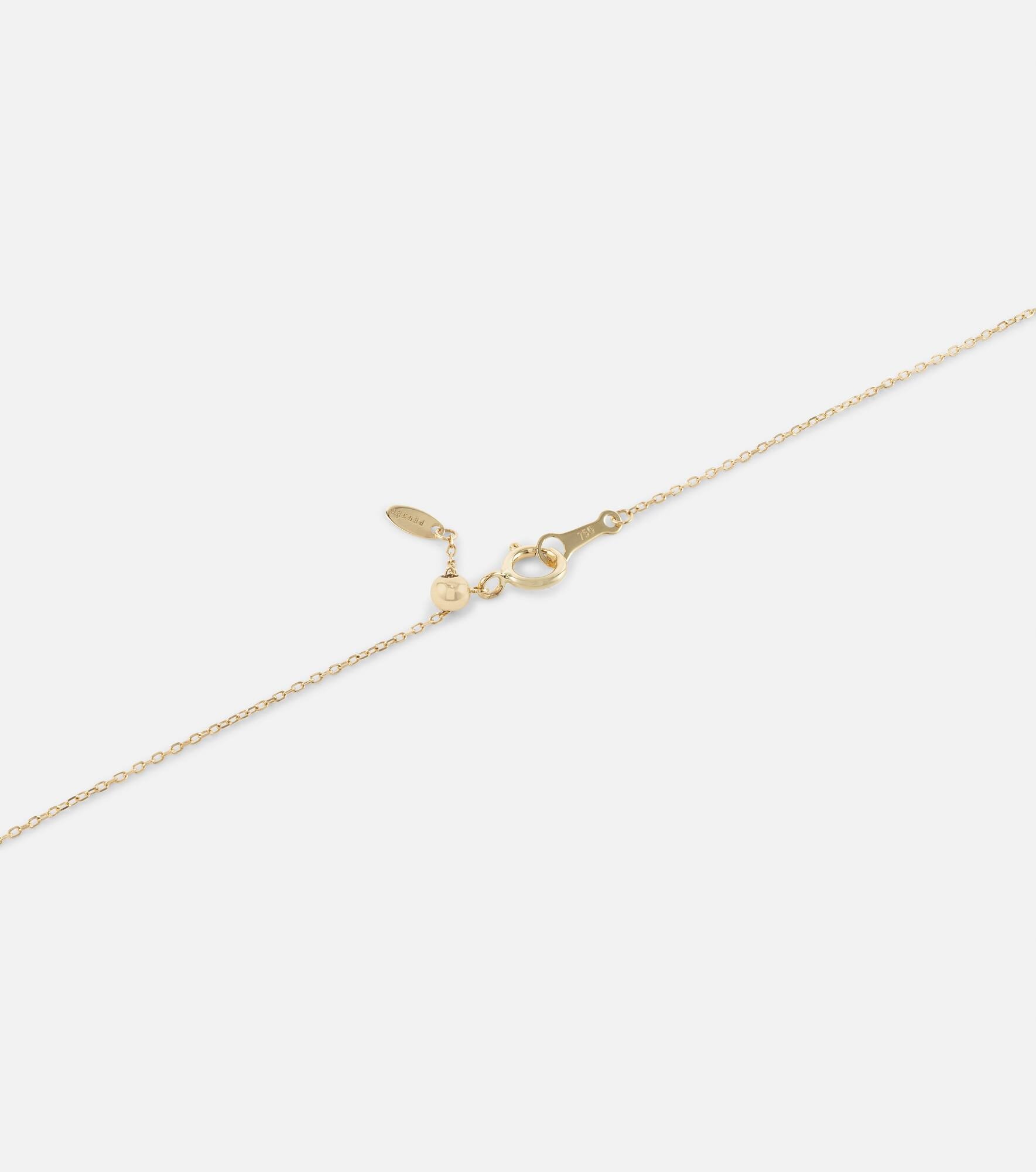 Sagittarius 18kt gold necklace with diamonds - 4