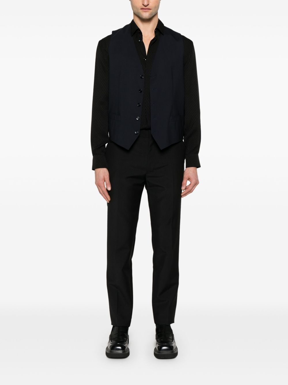 V-neck waistcoat - 2