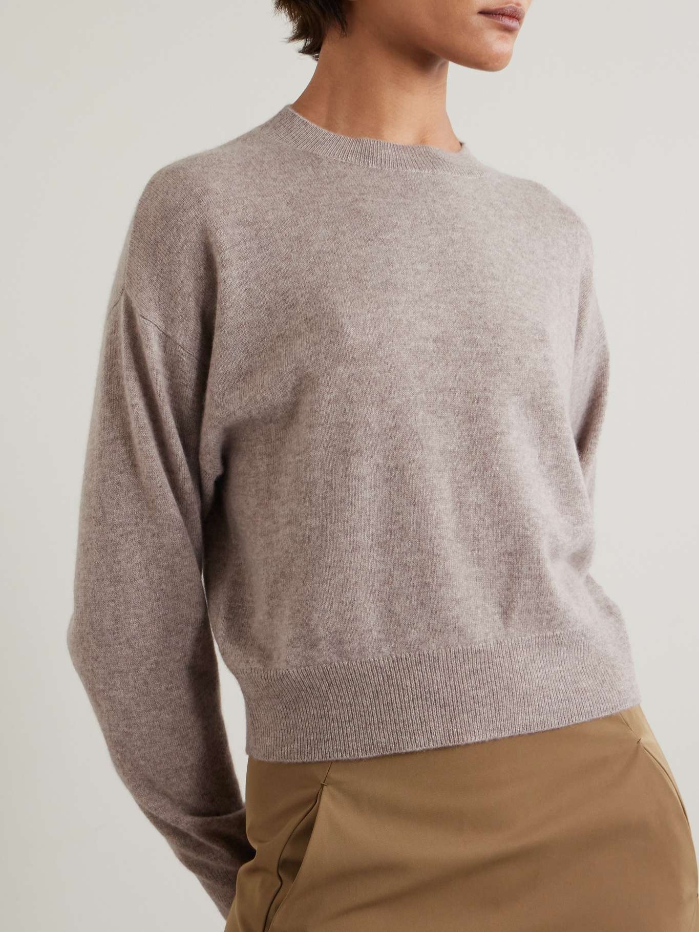 + NET SUSTAIN Menorca organic cashmere sweater Light brown - 3