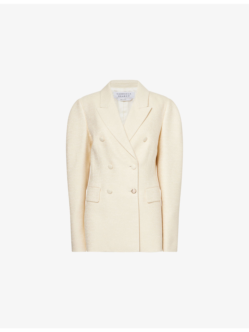 Sedna Double-Breasted Silk Blazer - 1