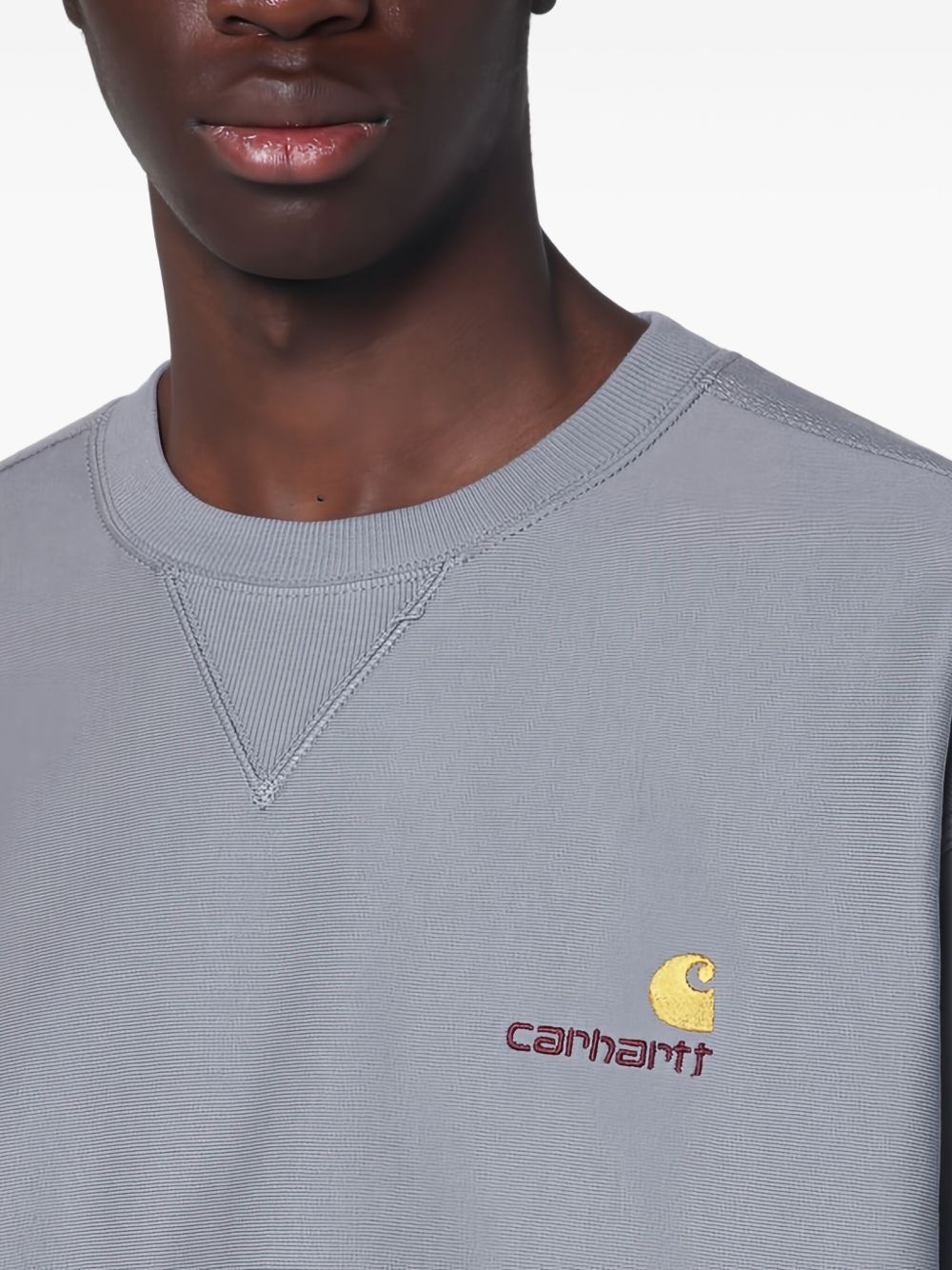 logo-embroidered sweatshirt - 4