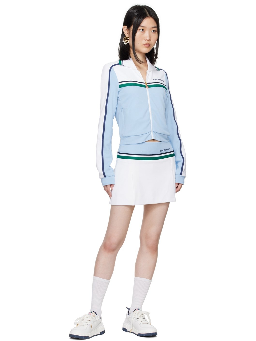 Blue Contrast Track Jacket - 4