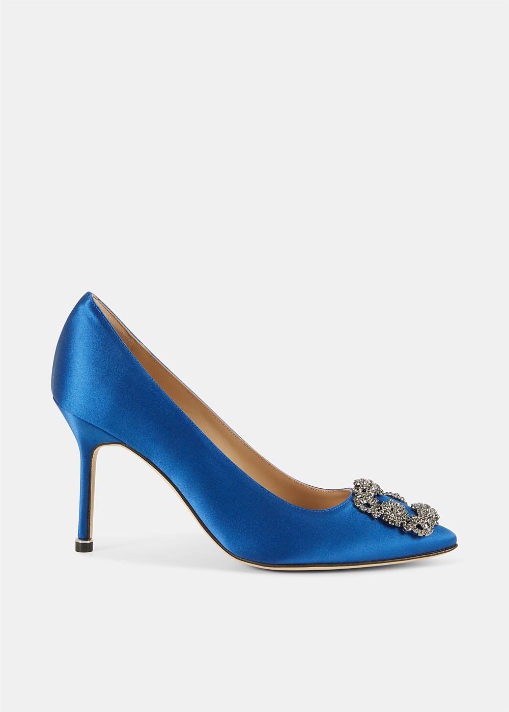 Blue Hangisi 90 Jewel Buckle Pumps - 1