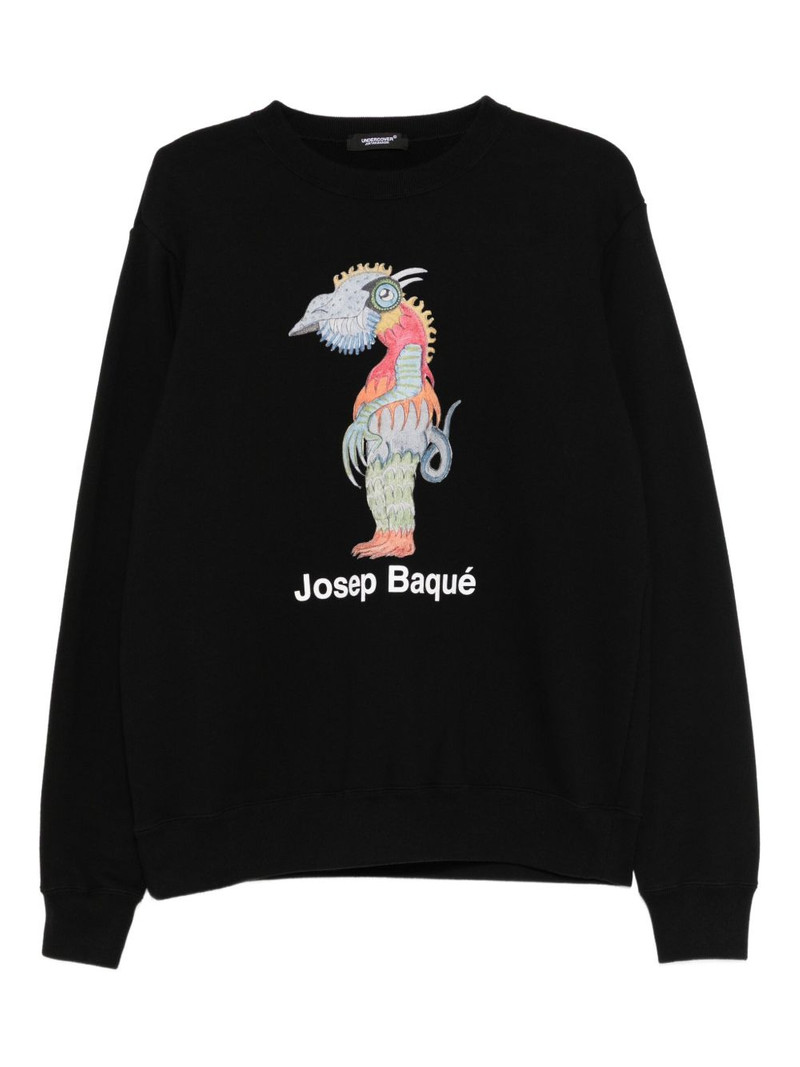 graphic-print cotton sweatshirt 1