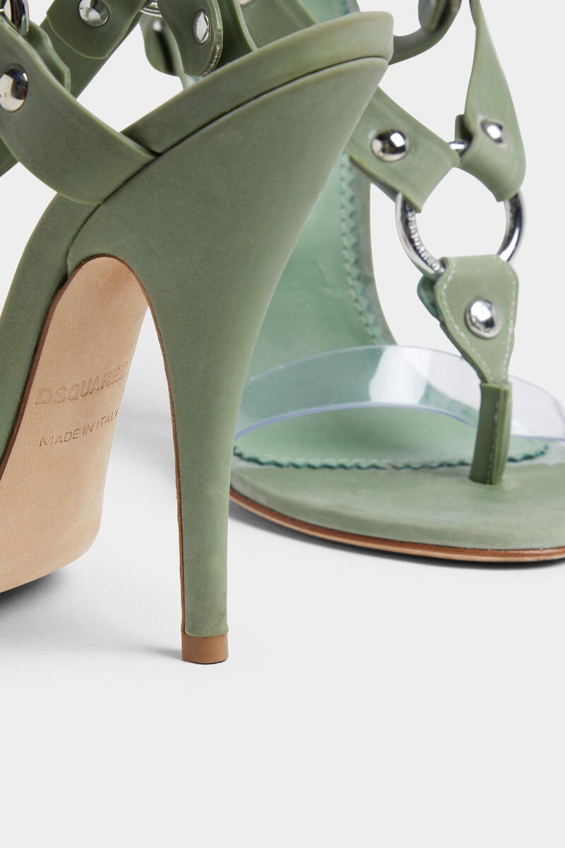 BONDAGE HEELED SANDALS - 5