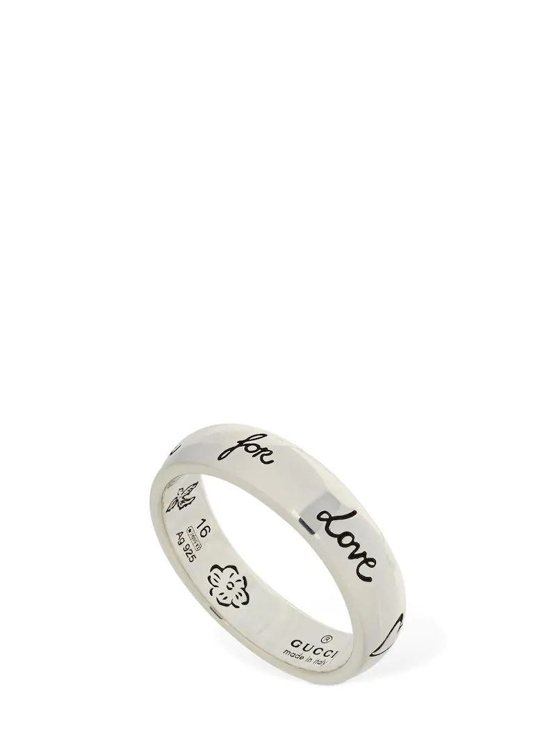 "BLIND FOR LOVE" BAND RING - 1