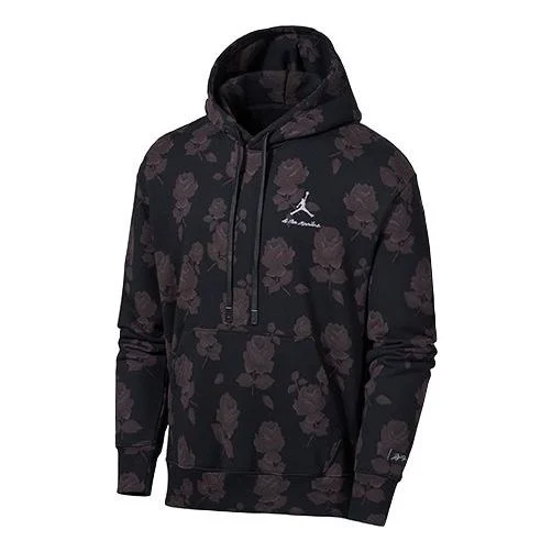 Air Jordan x A Ma Maniere Fleece Hoodie 'Black Medium Ash' DJ9752-010 - 1