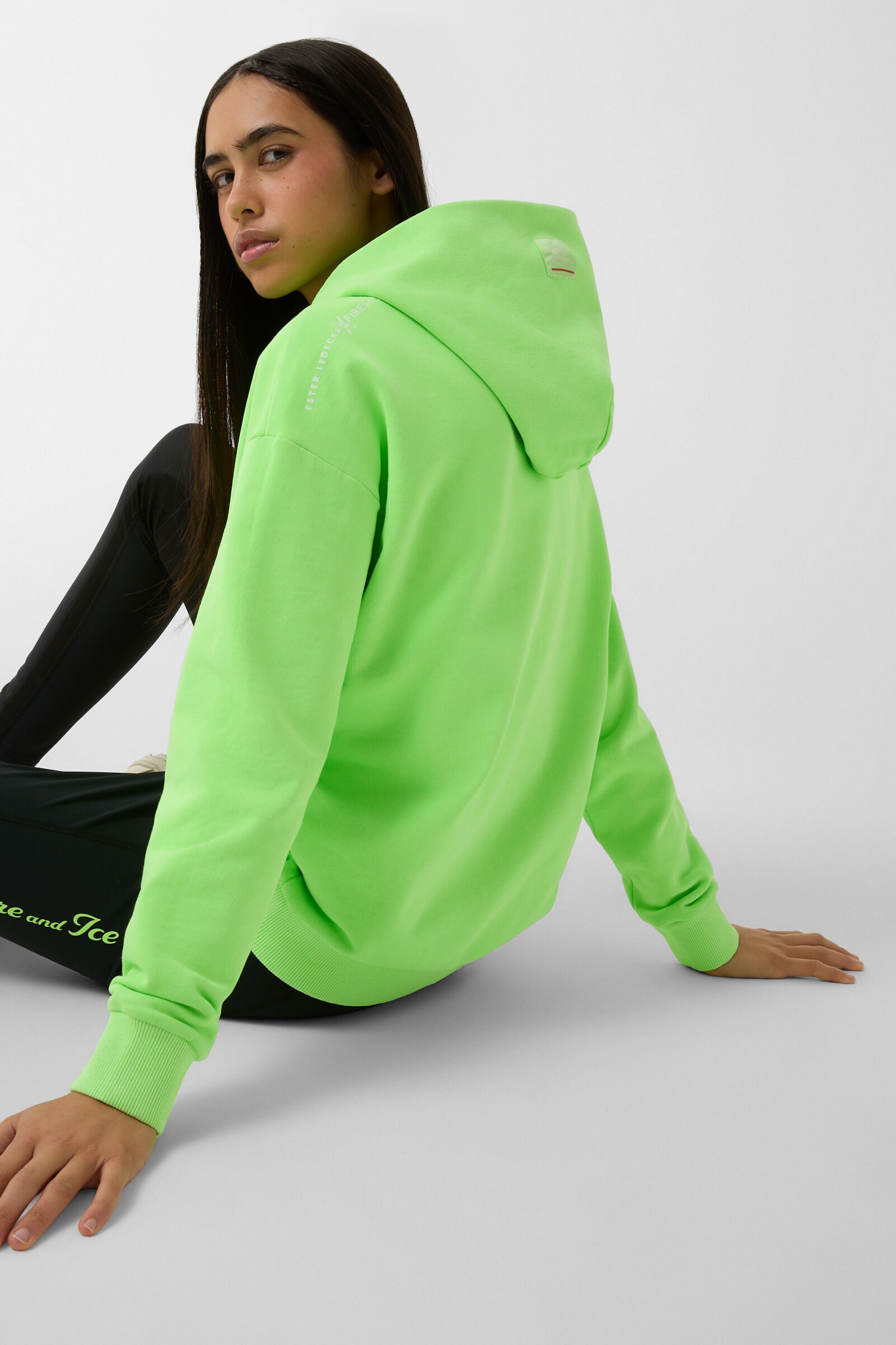 Hoodie Sibel in Neon green - 4