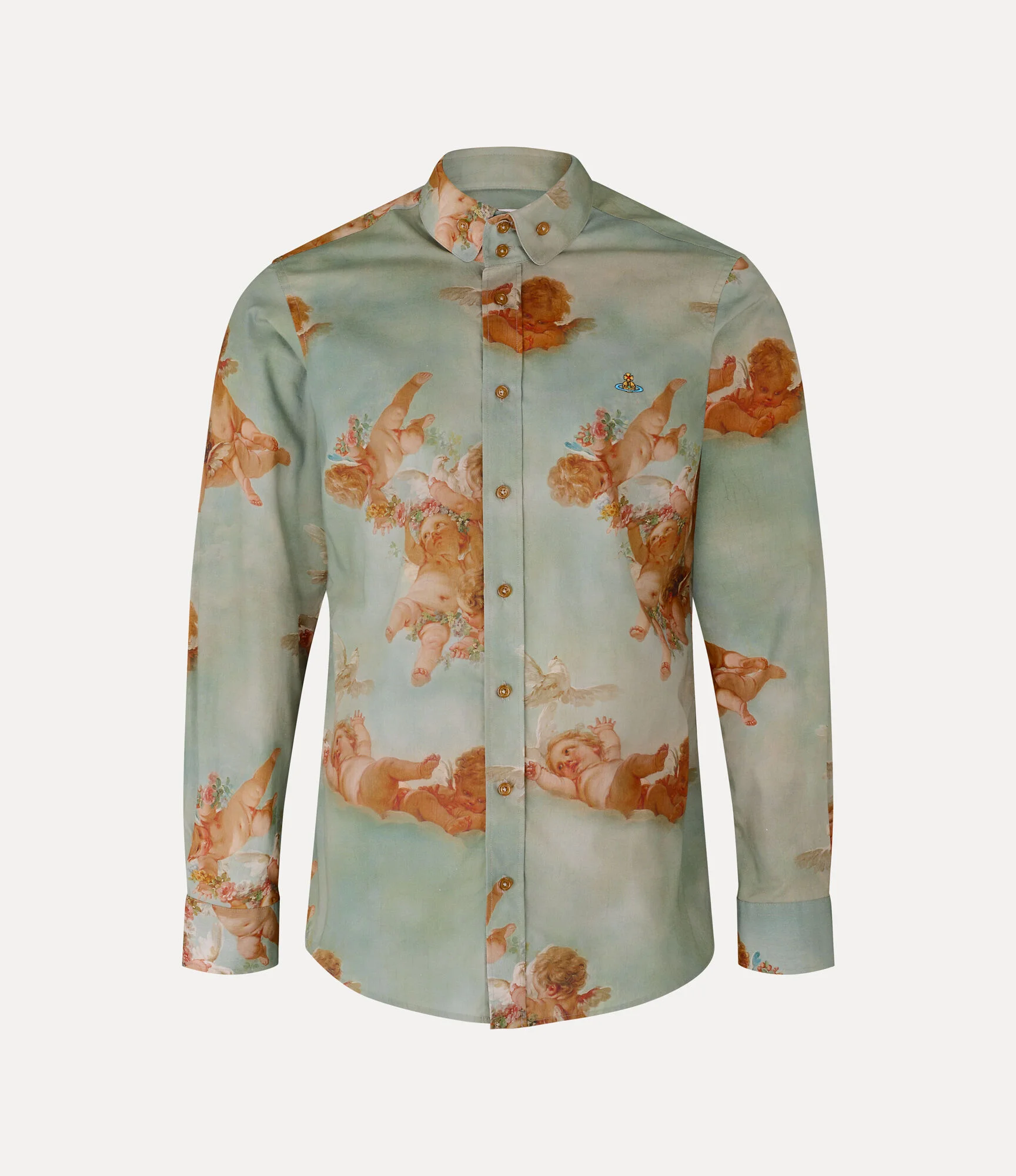 TWO BUTTON KRALL SHIRT - 1