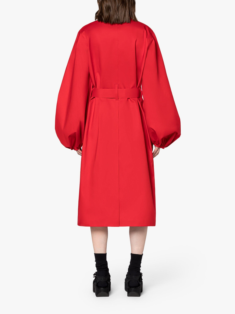 CECILIE BAHNSEN HELEN POPPY BONDED COTTON COAT 4