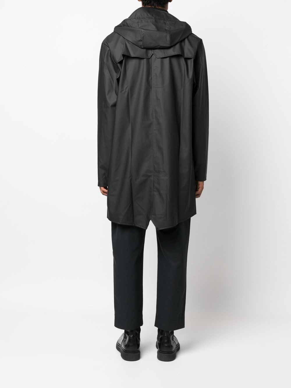 drawstring hood raincoat - 5