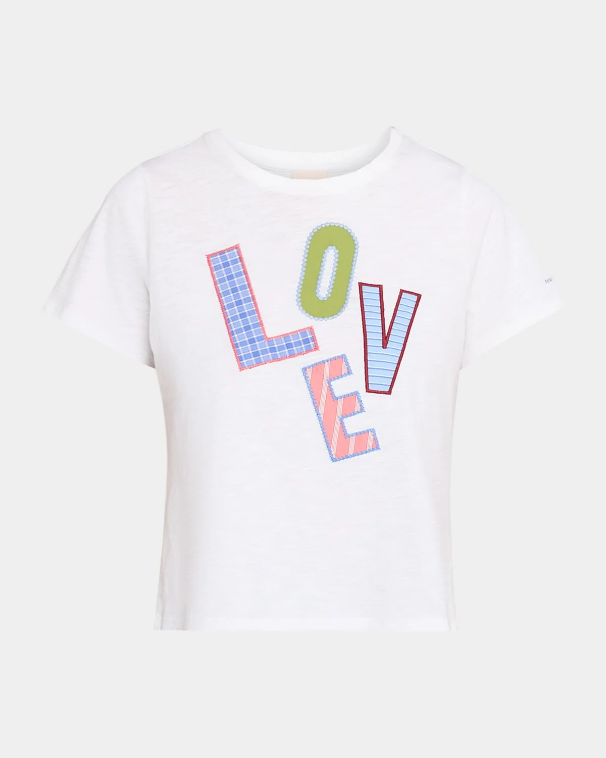 Love Collage Patch Cotton T-Shirt - 1