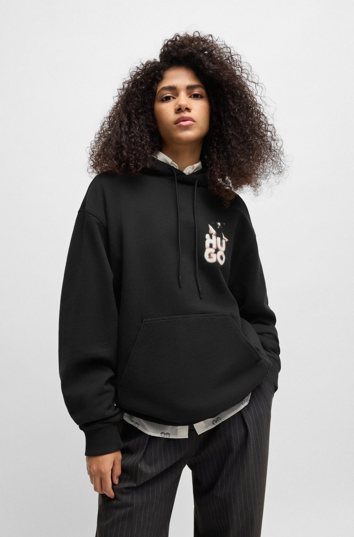 RELAXED-FIT HOODIE IN FRENCH TERRY WITH SEASONAL ARTWORK - 2