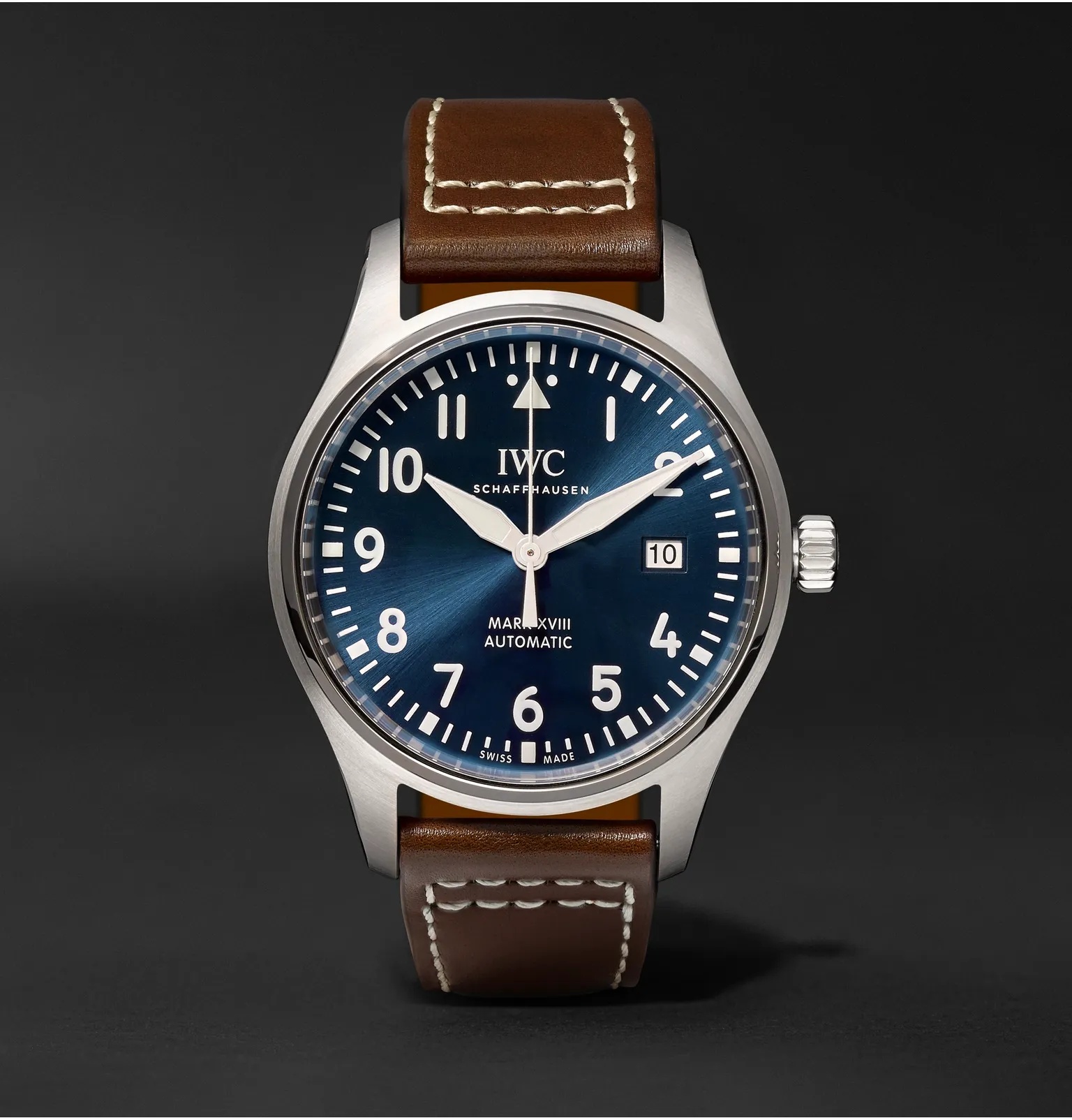 Pilot's Mark XVIII Le Petit Prince Edition Automatic 40mm Stainless Steel and Leather Watch, Ref. No - 1