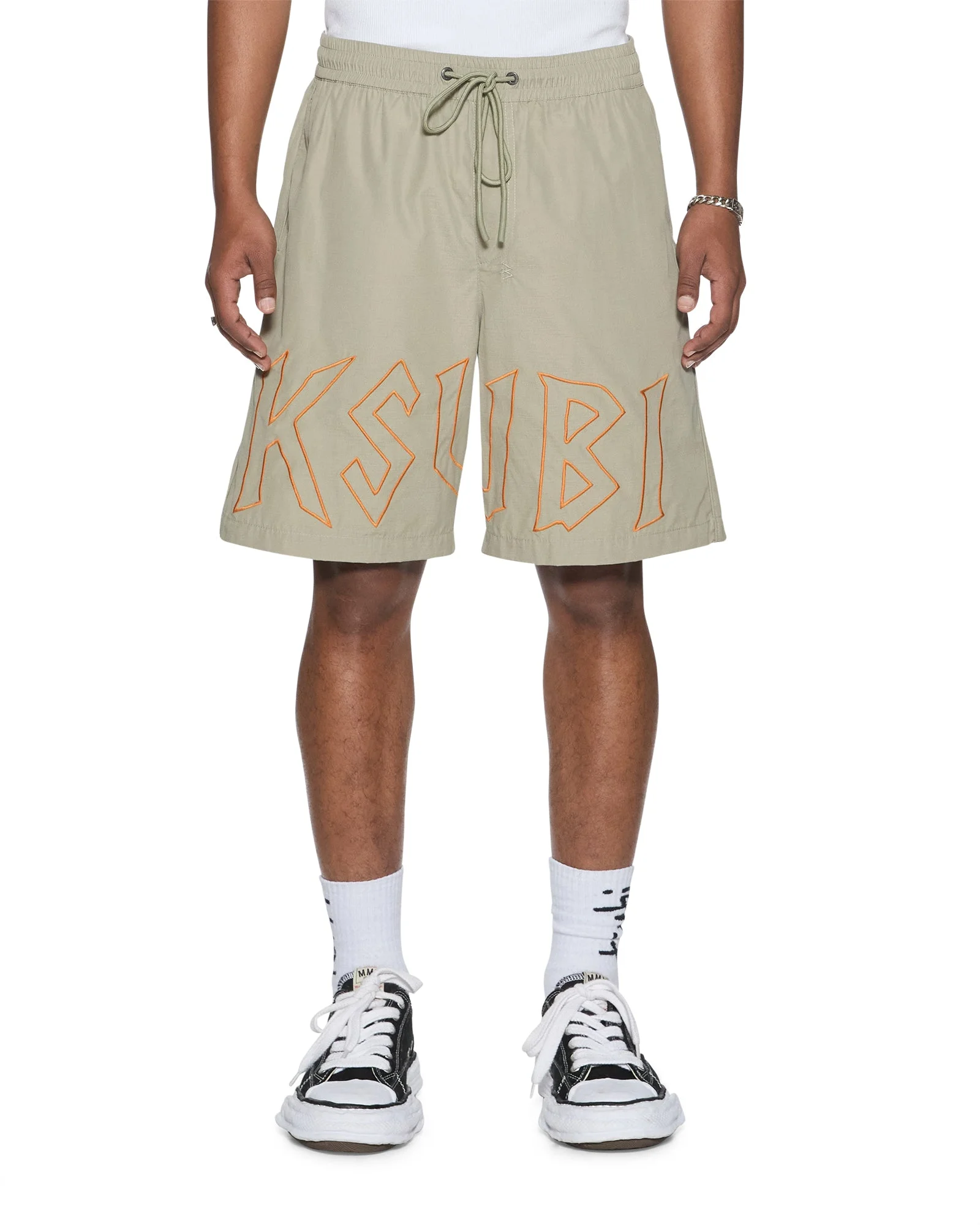STAY UP LIFE SHORT SYNTH GREEN - 1