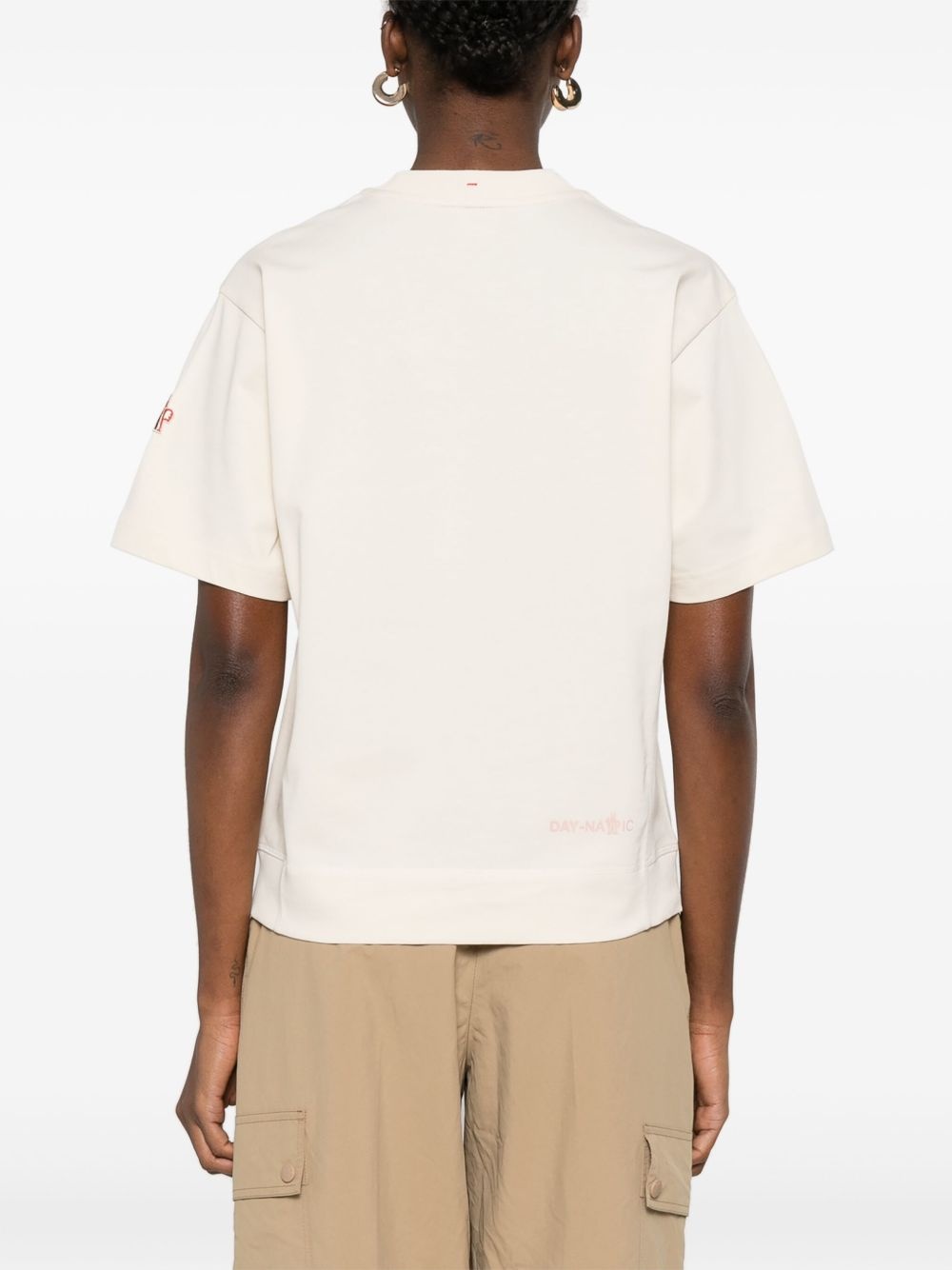 logo-embossed cotton T-Shirt - 4