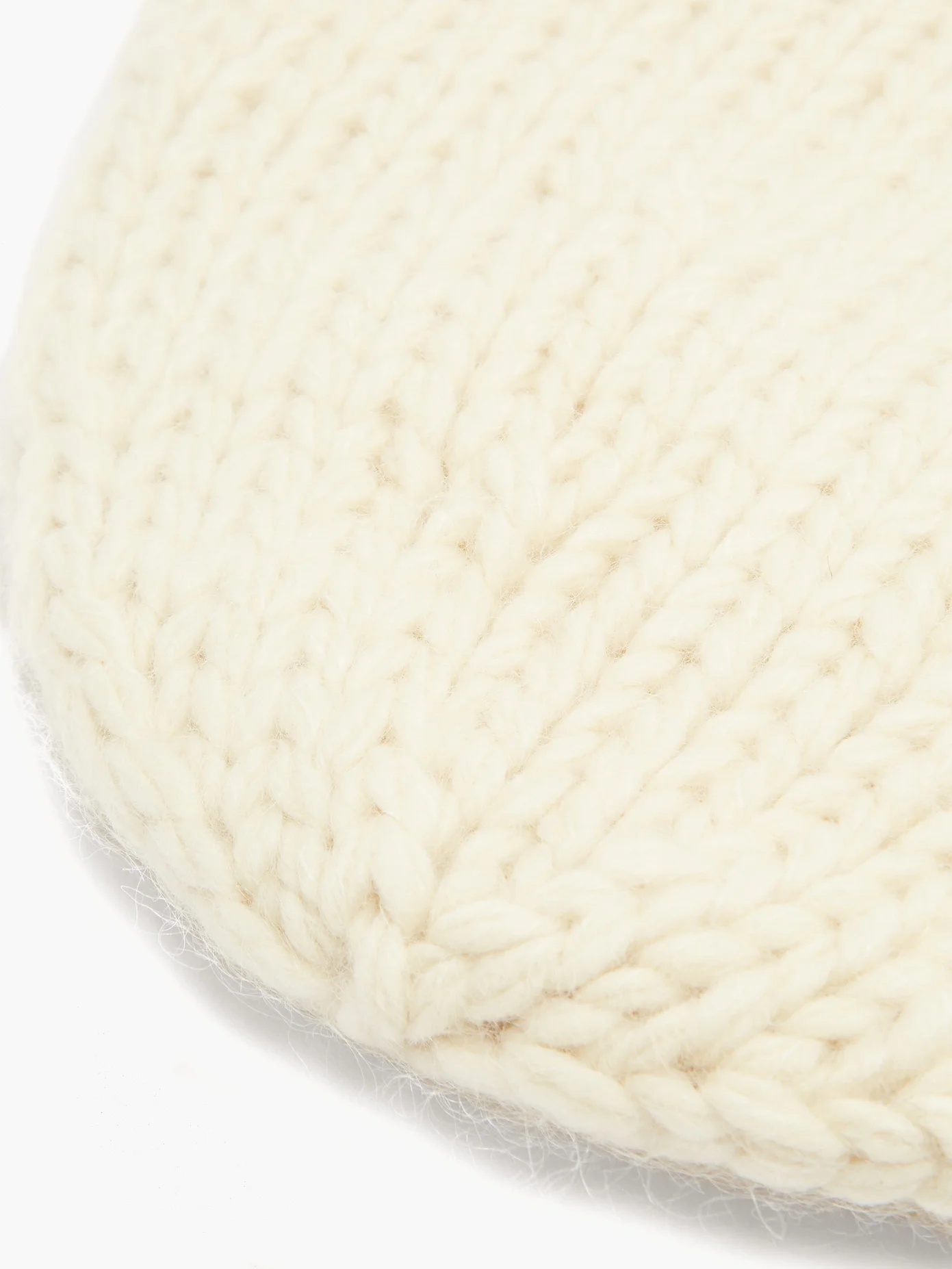 Rolled-hem wool-blend beanie - 3