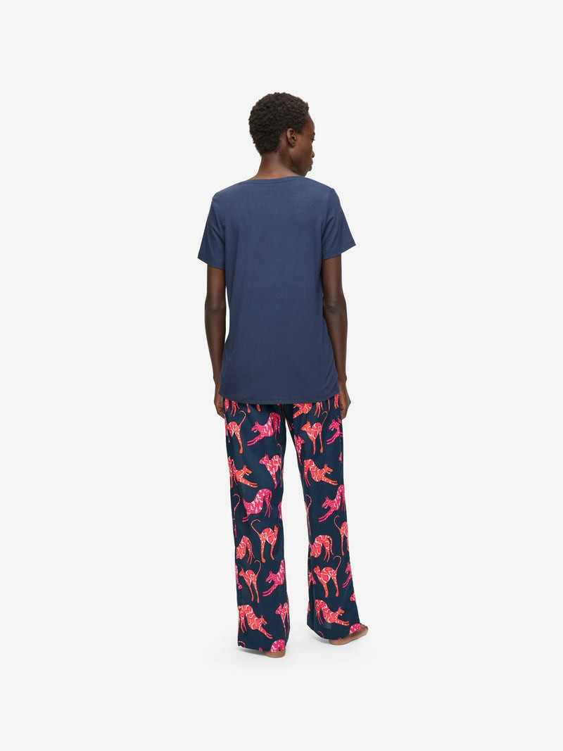 Women's Lounge Trousers Ledbury 52 Cotton Batiste Multi 4