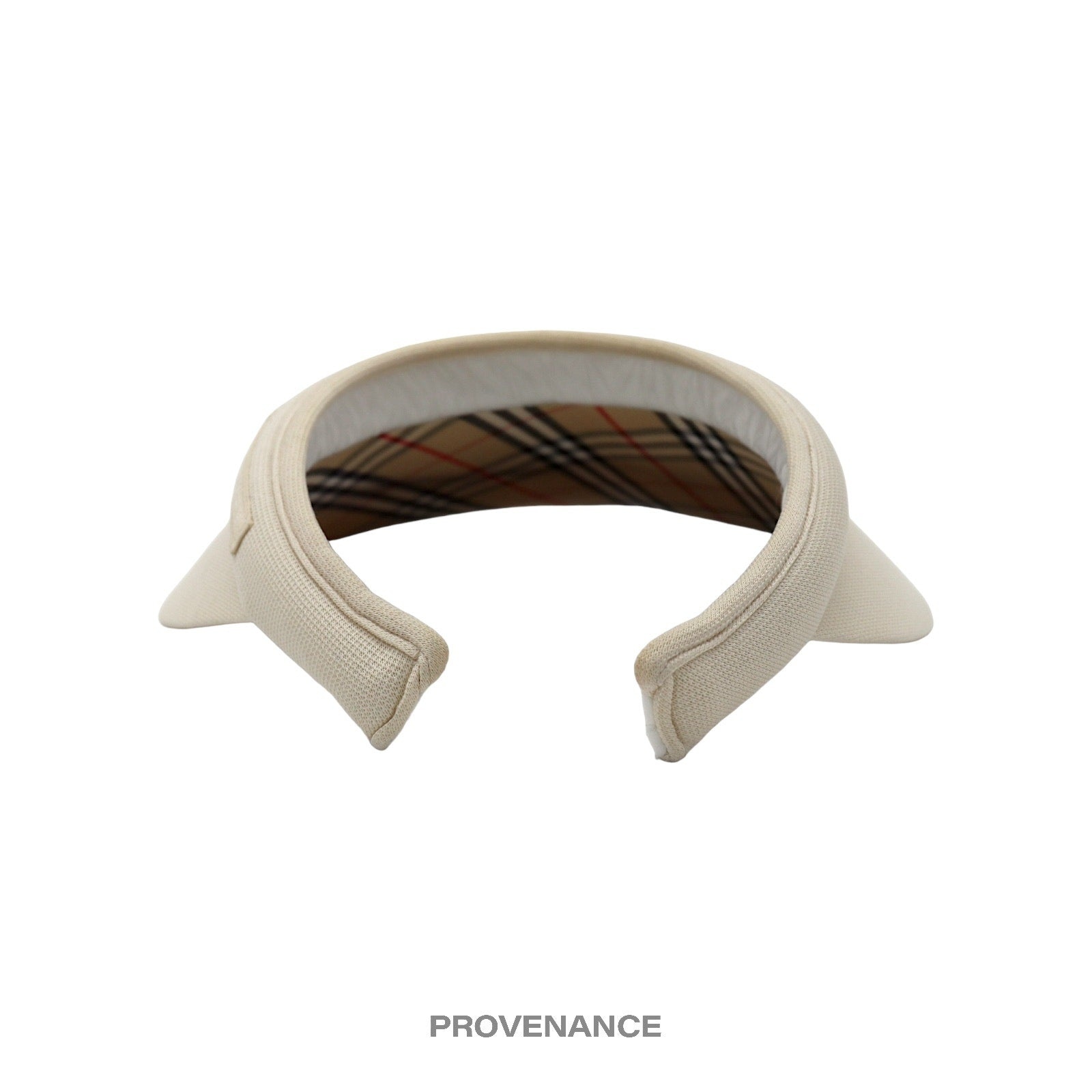 Burberry Golf - Burberry Golf Knight Logo Visor  Nova Check Chalk - 5