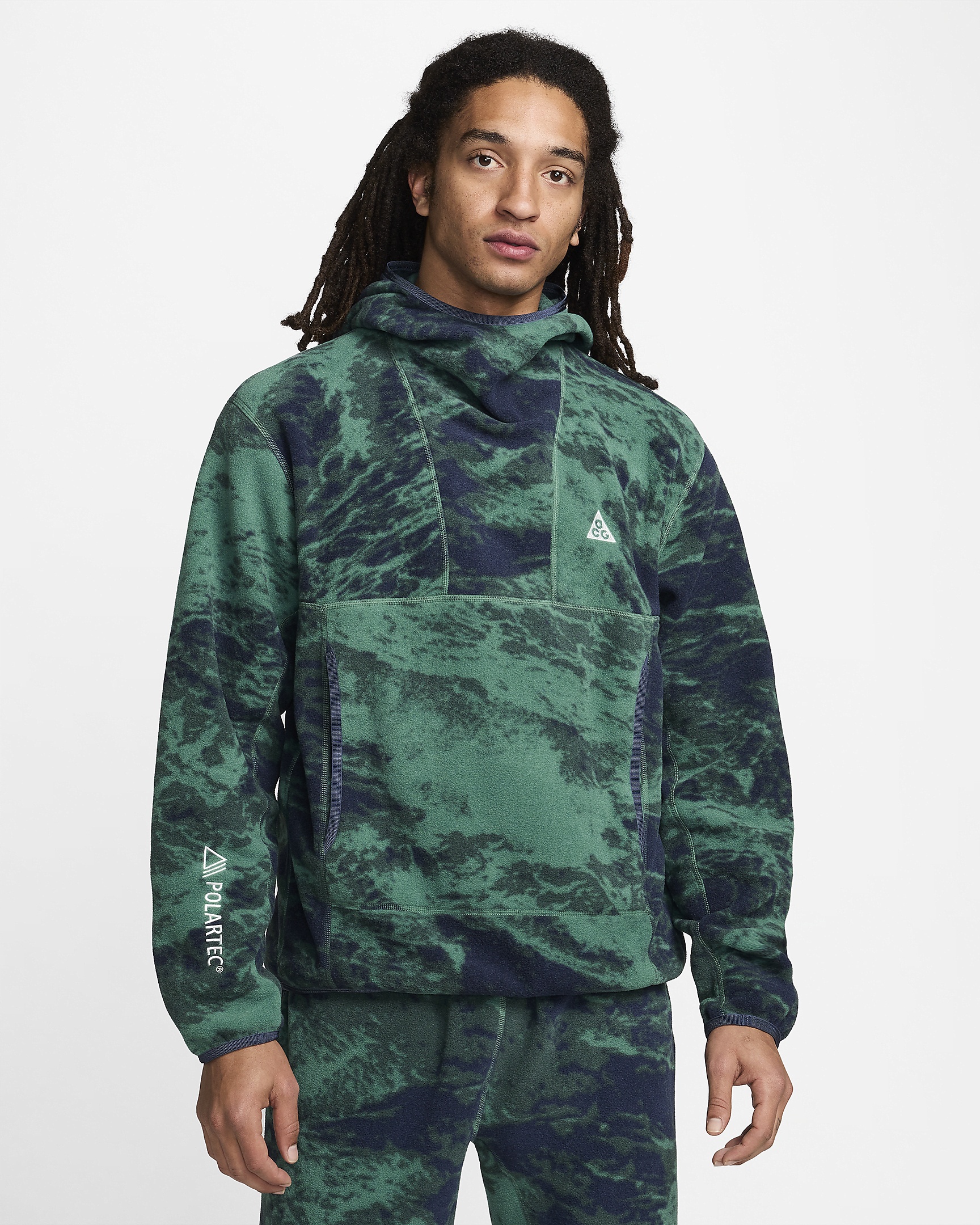 Men's Nike ACG "Wolf Tree" Allover Print Pullover Hoodie - 1