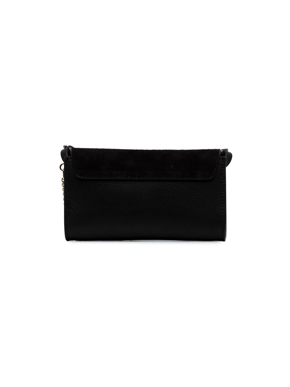 Black Faye Wallet on Strap - 3