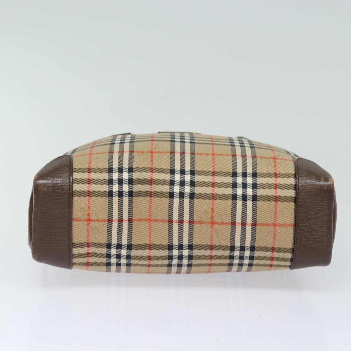 Burberry Nova Check Hand Bag Canvas Beige - 5