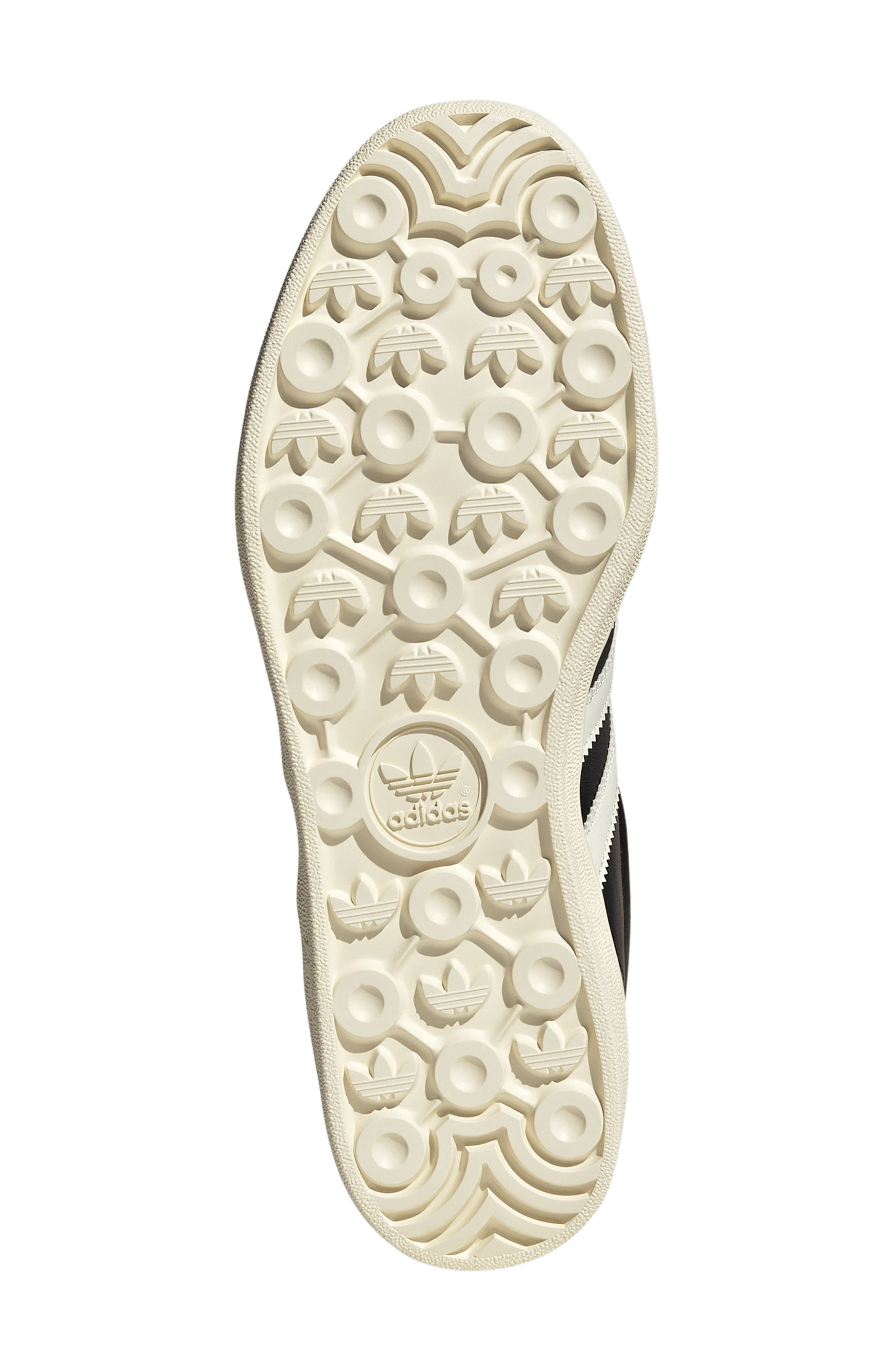 adidas Gazelle Indoor Sneaker in Black/Cream White/Gold at Nordstrom - 5